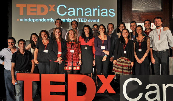 Casi todo el equipo del TEDxCanarias 2012
