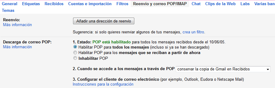 POP/IMAP email