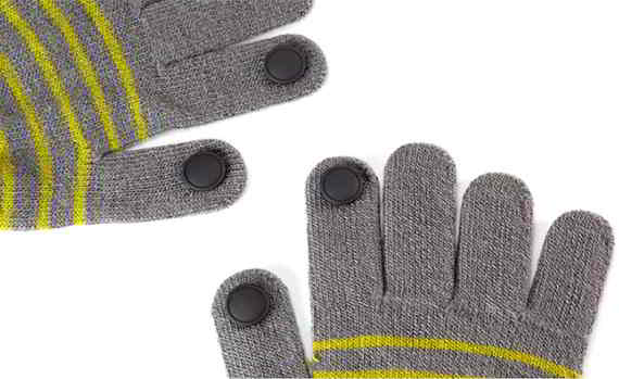 Pins para guantes capacitivos