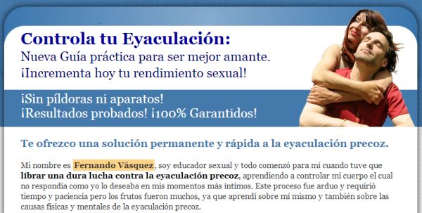 Mas tiempo - Eyaculación Precoz 